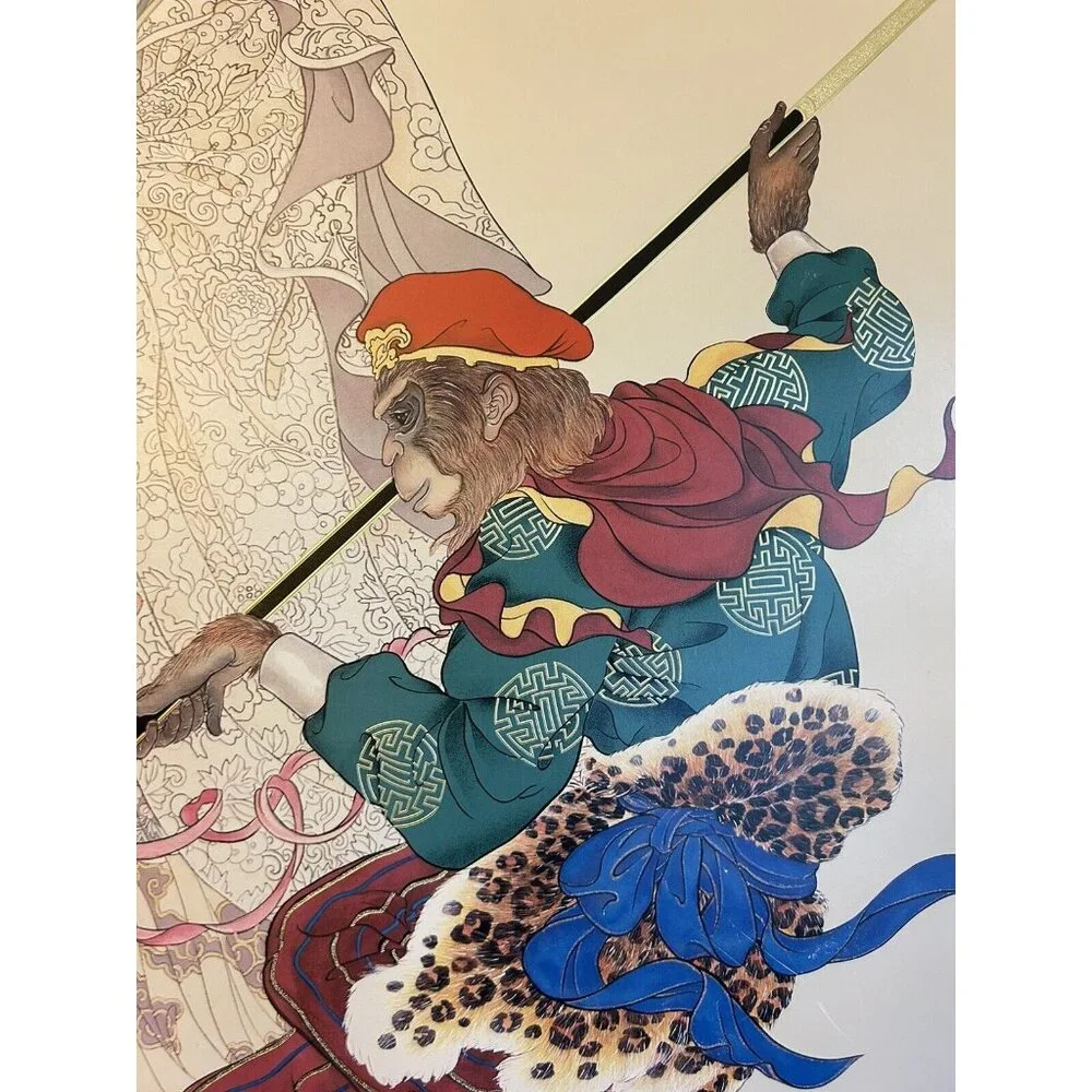 Caroline R. Young Brilliance And Mercy Signed 356/800 Serigraph Asian Art - Picture 7 of 10